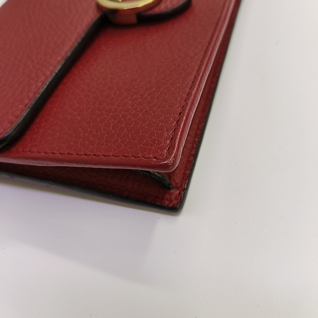 Calfskin Shoulder Bag Red
