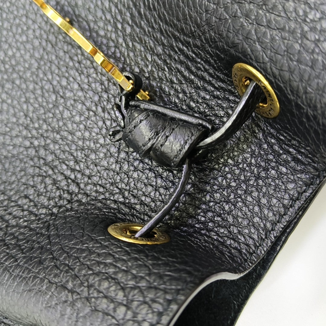 PARIS Small Leather Black
