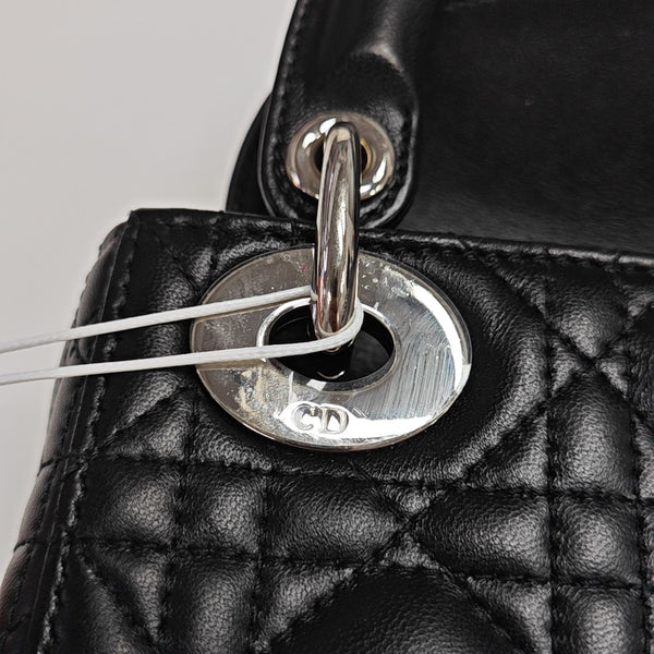 Lady Dior Mini Quilted Lambskin Black