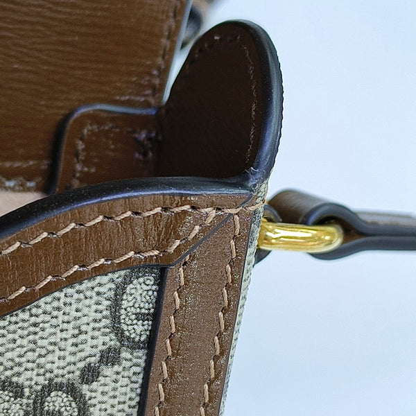 Horsebit 1955 Mini Coated Canvas Beige