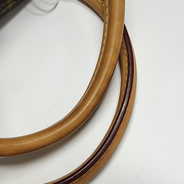 MONTAIGNE MM Monogram Coated Canvas Brown