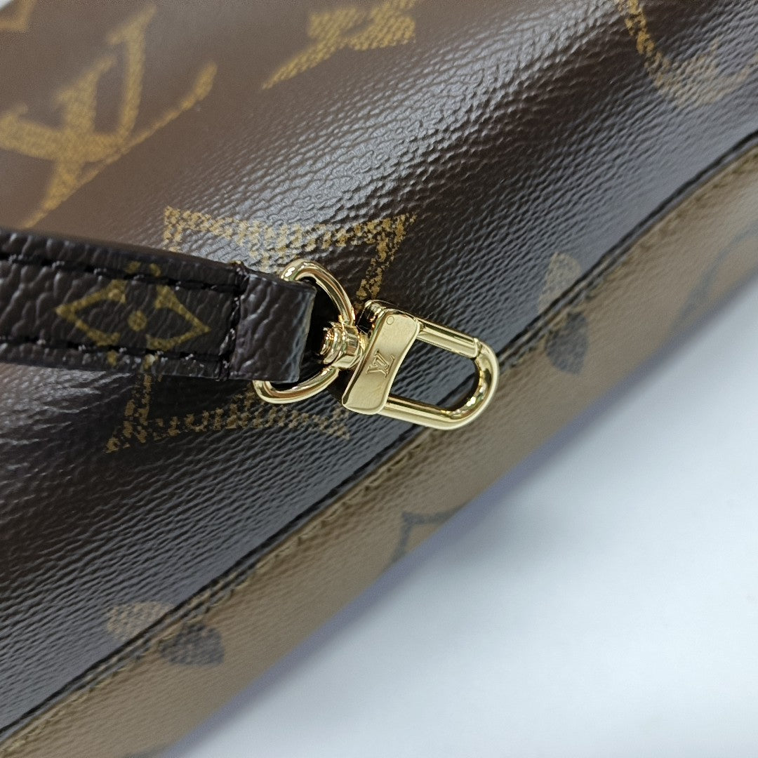 ONTHEGO BB Monogram Coated Canvas Brown