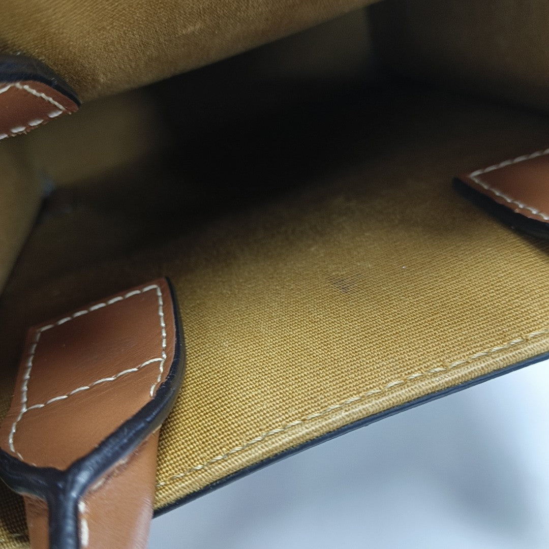 CABAS CELINE Mini Coated Canvas Brown