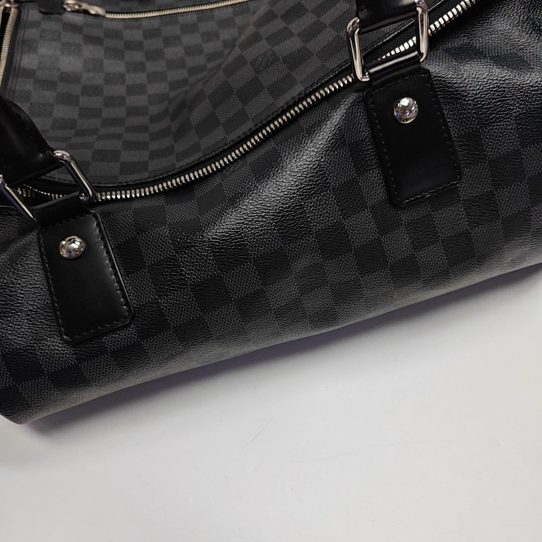 ROADSTER Damier Graphite Coated Canvas Gray