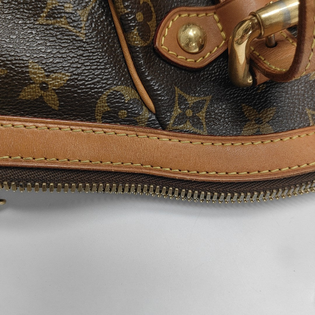 TIVOLI GM Monogram Coated Canvas Brown