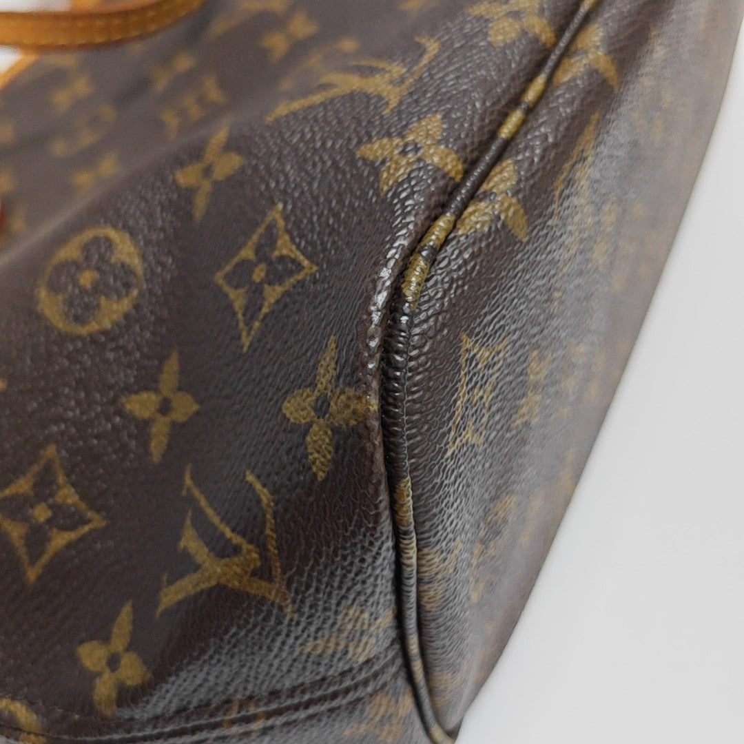 NEVERFULL PM Monogram Coated Canvas Brown