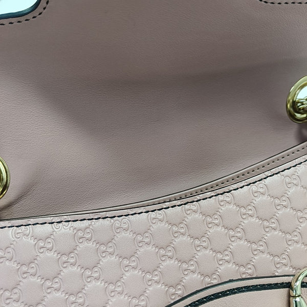 Emily Chain Monogram Calfskin Pink