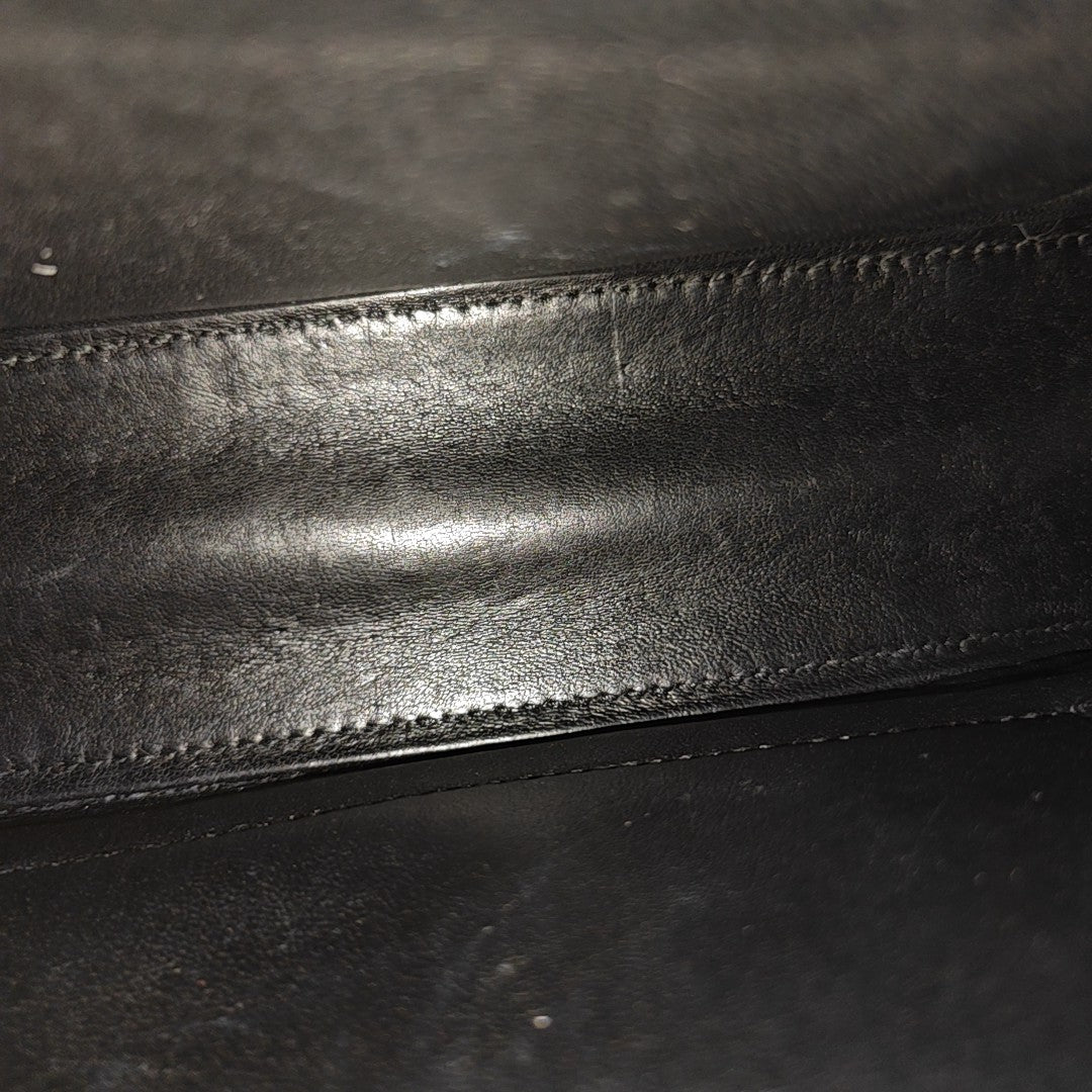 Crush Small Quilted Calfskin Black