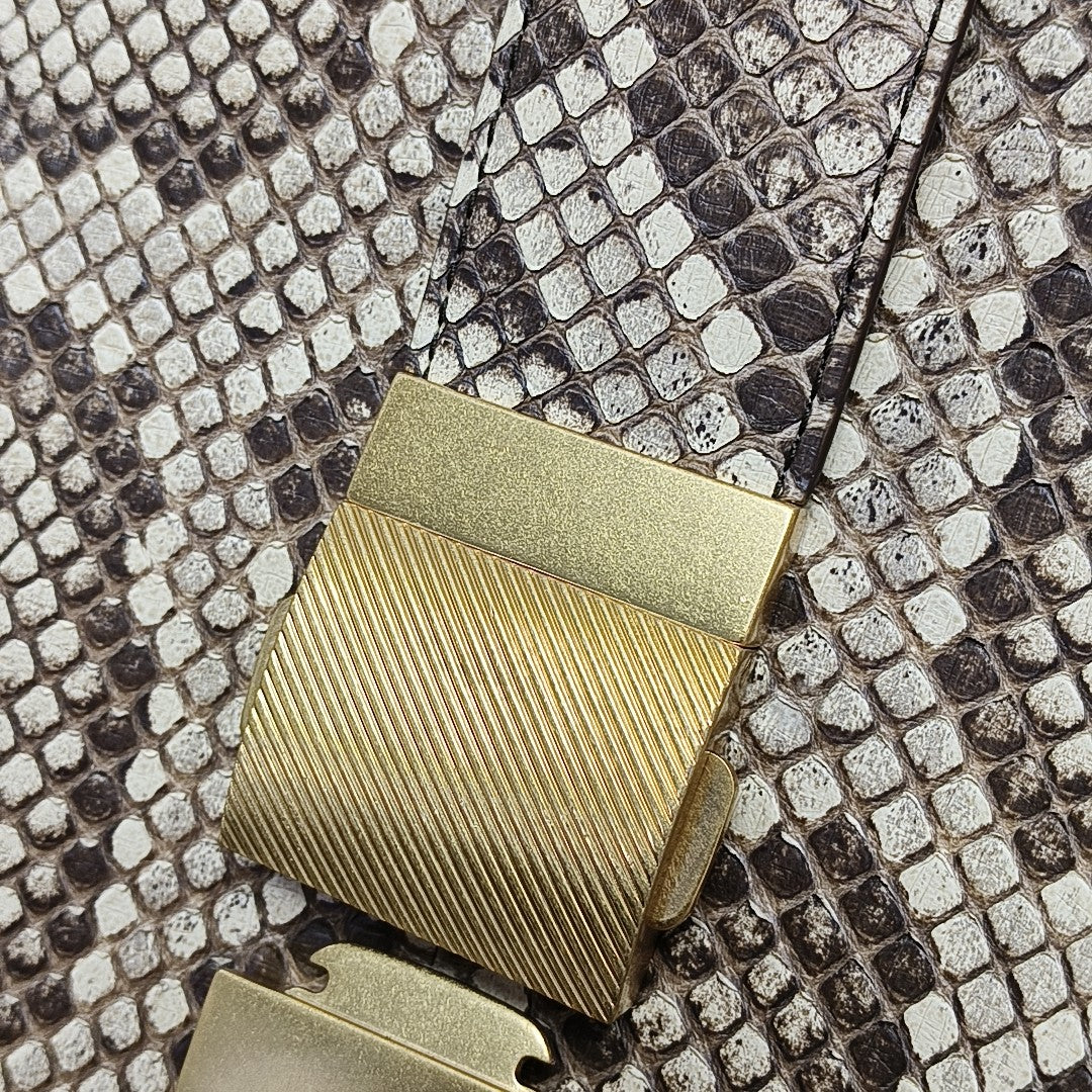 Marie Python Beige