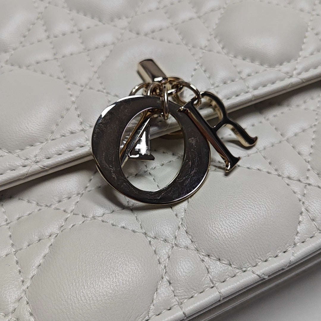 My Dior MISS DIOR Cannage Lambskin White