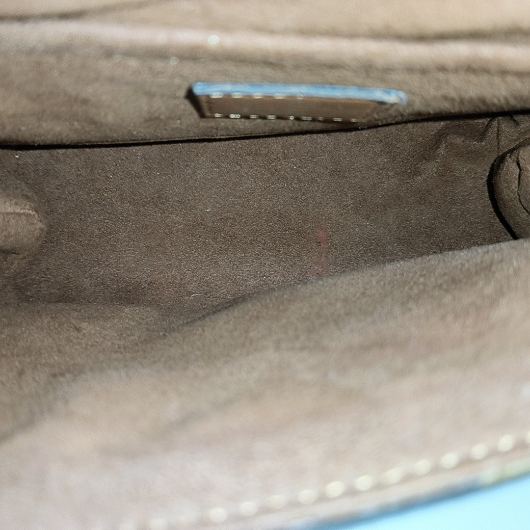 LOCKY BB Monogram Coated Canvas Brown