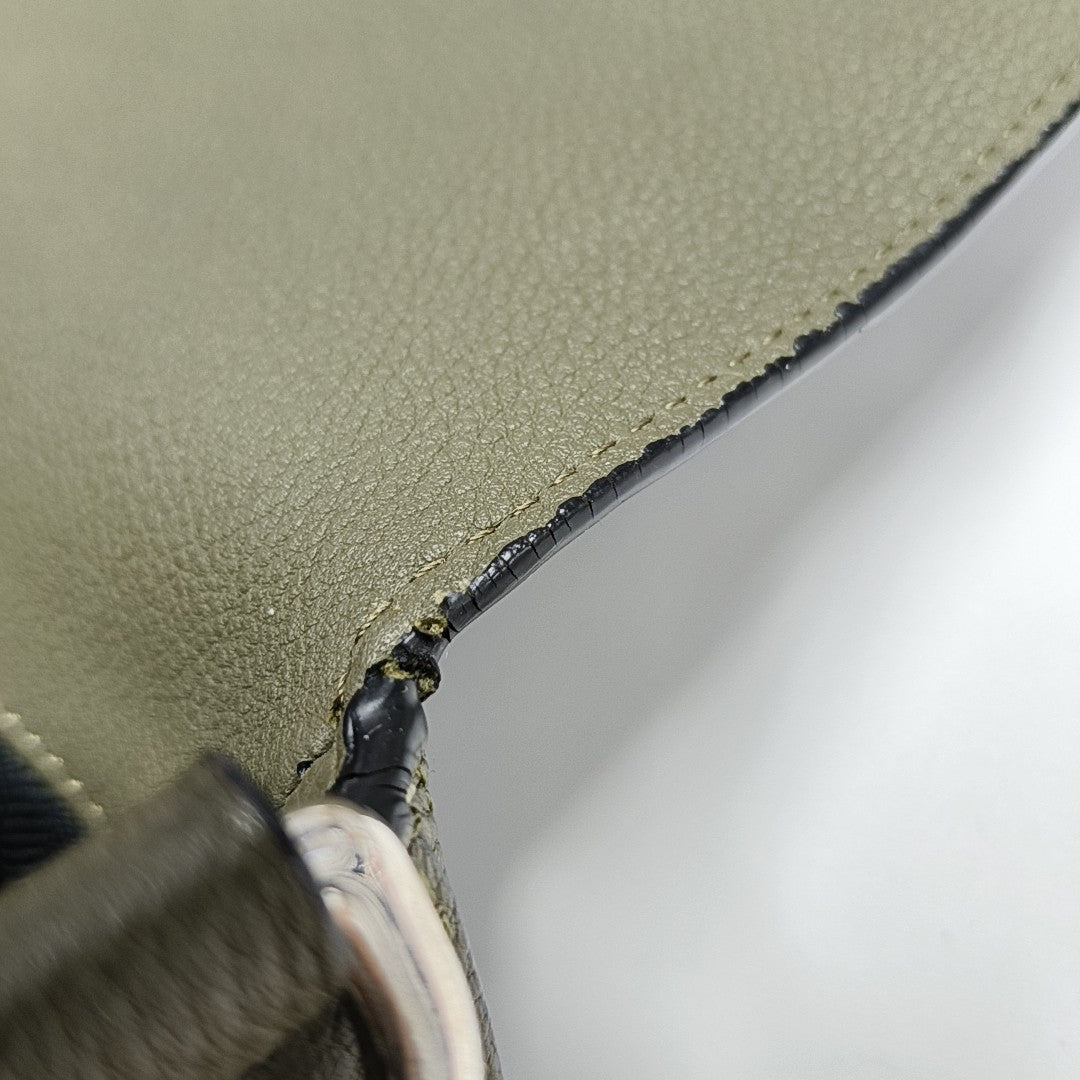Puzzle Large Calfskin Green