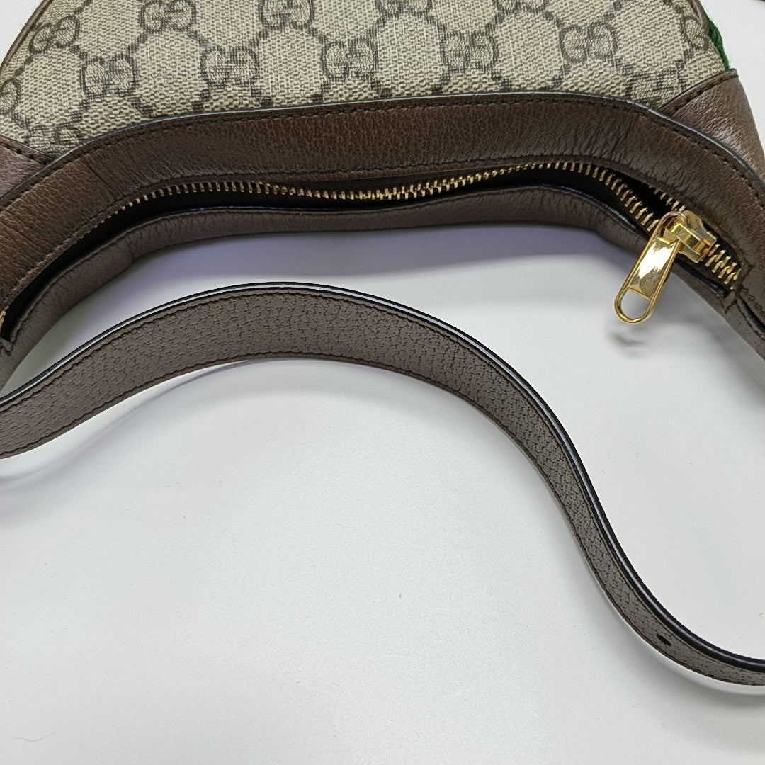 Monogram Coated Canvas Shoulder Bag Gray