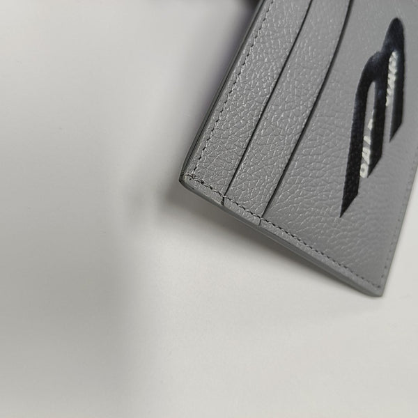 Cash Calfskin Gray Card Holder