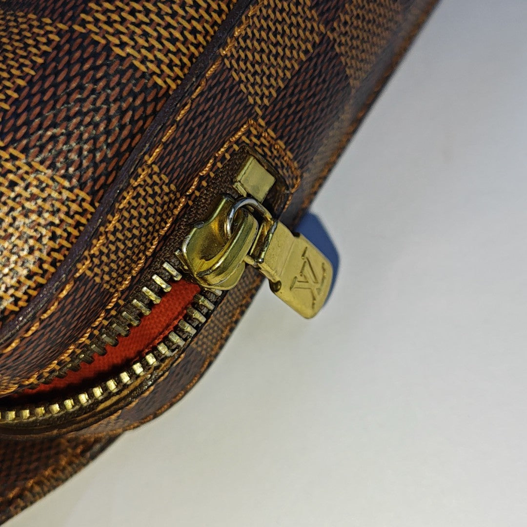 GÉRONIMOS Damier Ebene Coated Canvas Brown