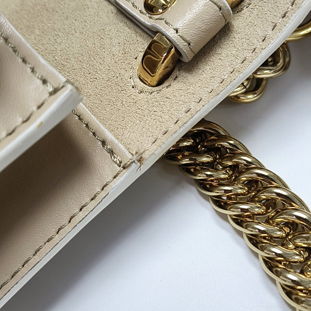 Authenticated pre-owned  Kan I Mini Calfskin Beige - Shoulder Bag at Looply