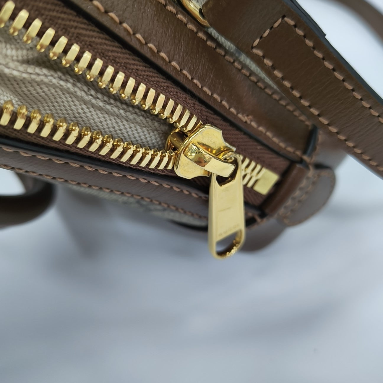 Horsebit 1955 Mini Coated Canvas Beige