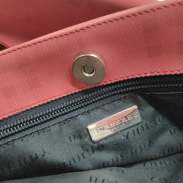 Special Material Top Handle Bag Red