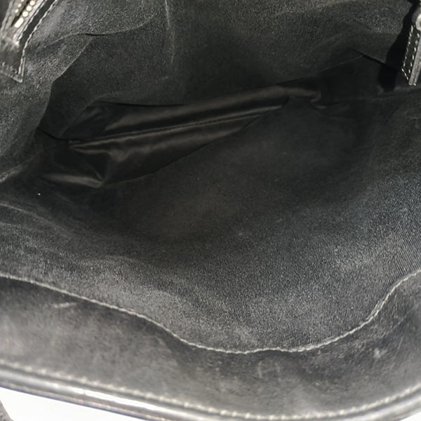 Monogram Canvas Tote Bag Black