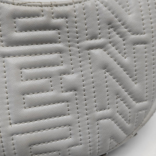 Quilted Calfskin Clutch White