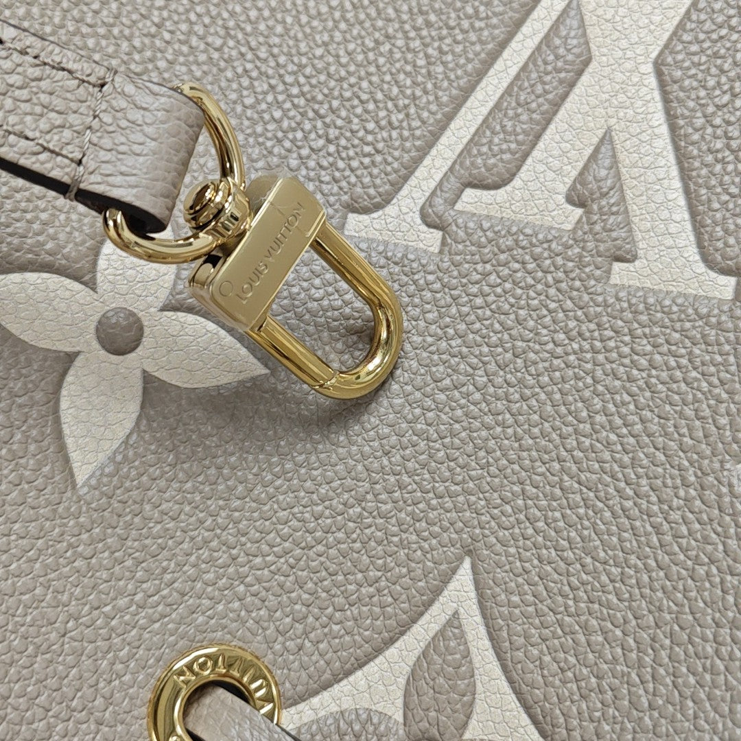 NÉONOÉ MM Calfskin Gray