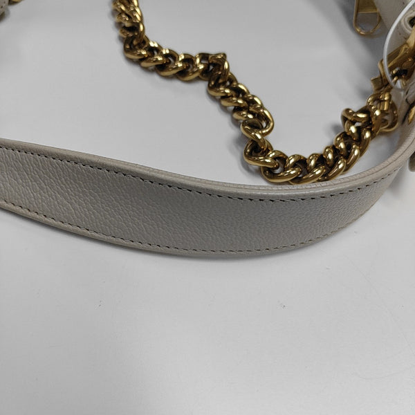 Aphrodite Small Calfskin White