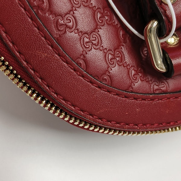 Microguccissima Monogram Calfskin Red