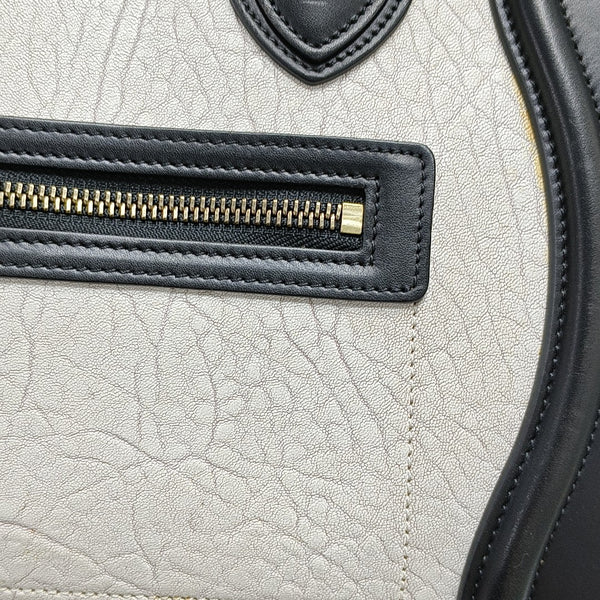 LUGGAGE Micro Calfskin White