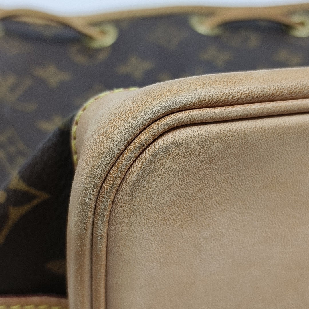 NOÉ BB Monogram Coated Canvas Brown