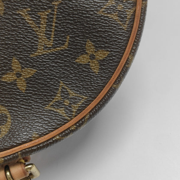 TAMBOURINE Monogram Coated Canvas Brown