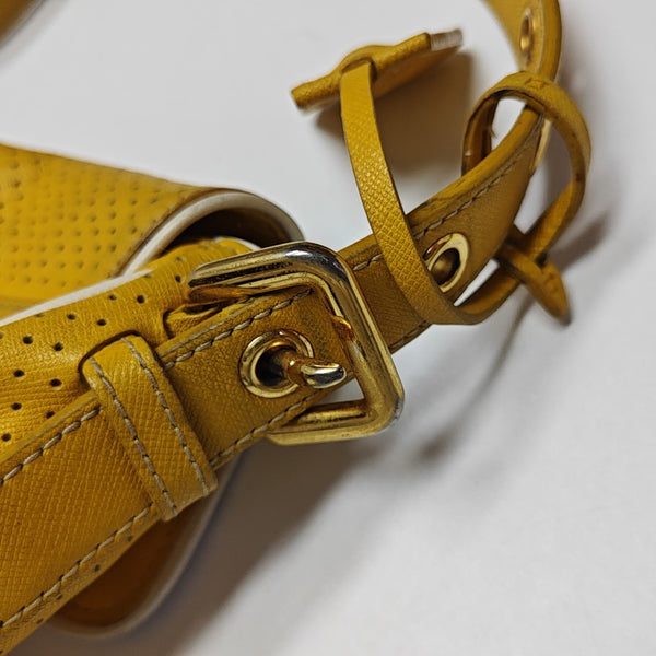 Calfskin Shoulder Bag Yellow