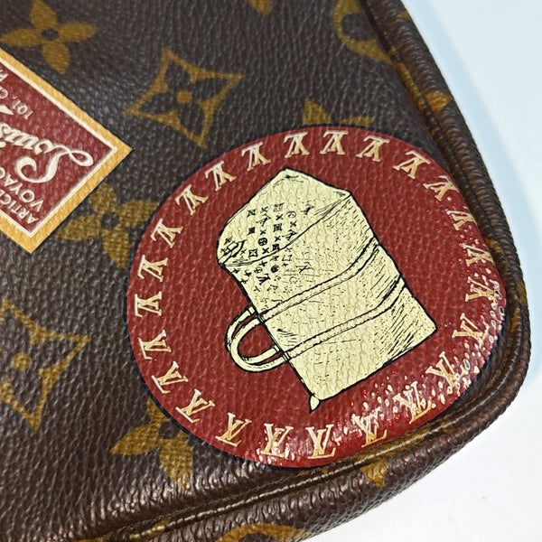 ACCESSOIRES Mini Monogram Coated Canvas Brown