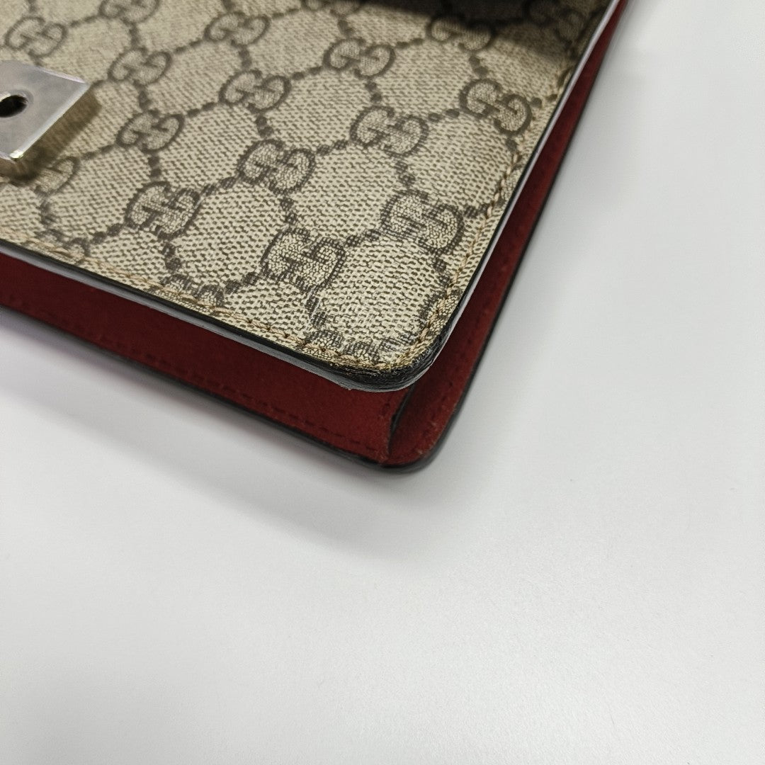 Dionysus Mini Monogram Coated Canvas Beige