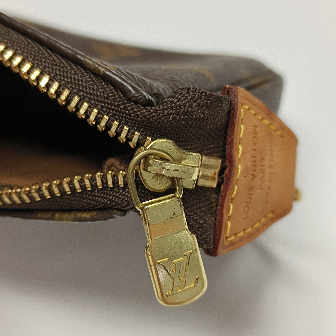 ACCESSOIRES Mini Monogram Coated Canvas Brown