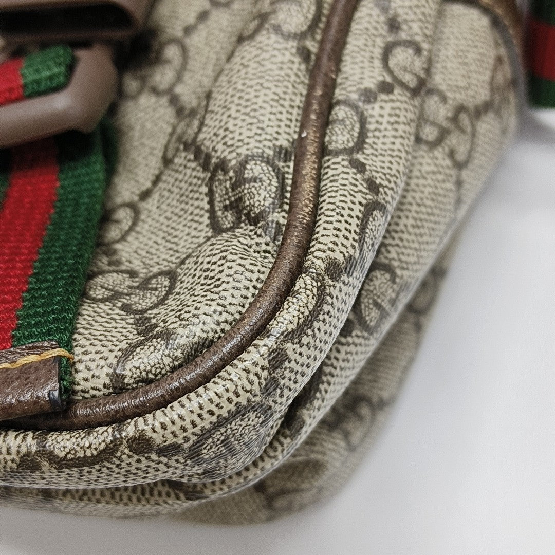 GG Supreme Monogram Coated Canvas Beige