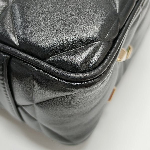 Lady 95.22 Cannage Calfskin Black
