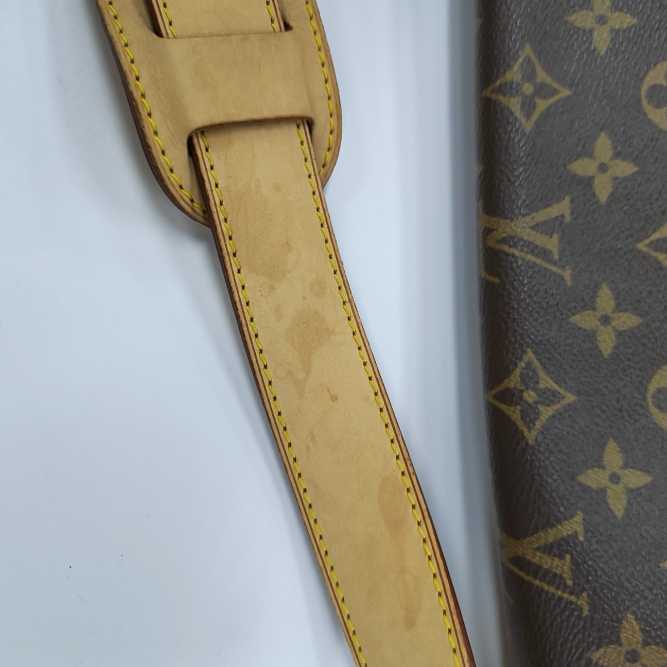 HUDSON PM Monogram Coated Canvas Brown