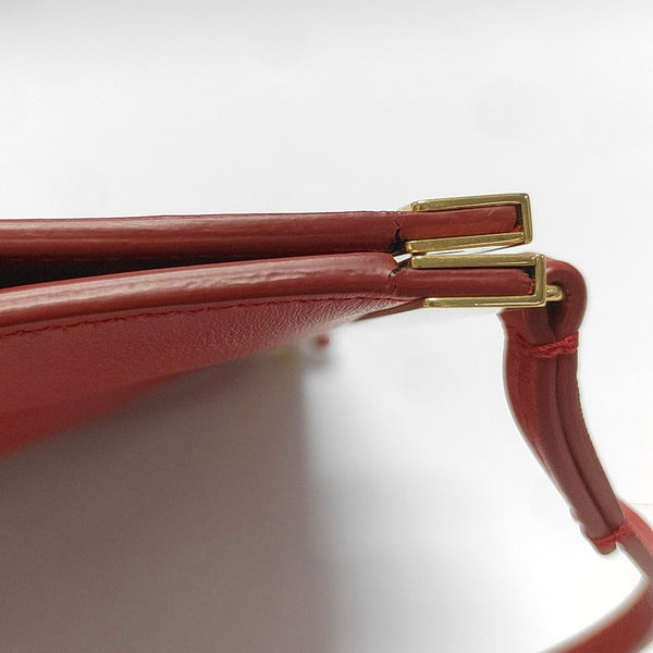 Authenticated pre-owned  CLASP Mini Calfskin Red - Crossbody Bag at Looply