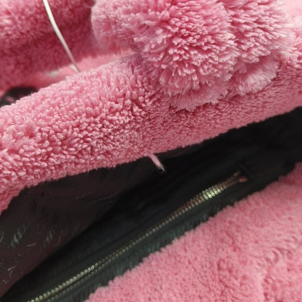Wool Tote Bag Pink