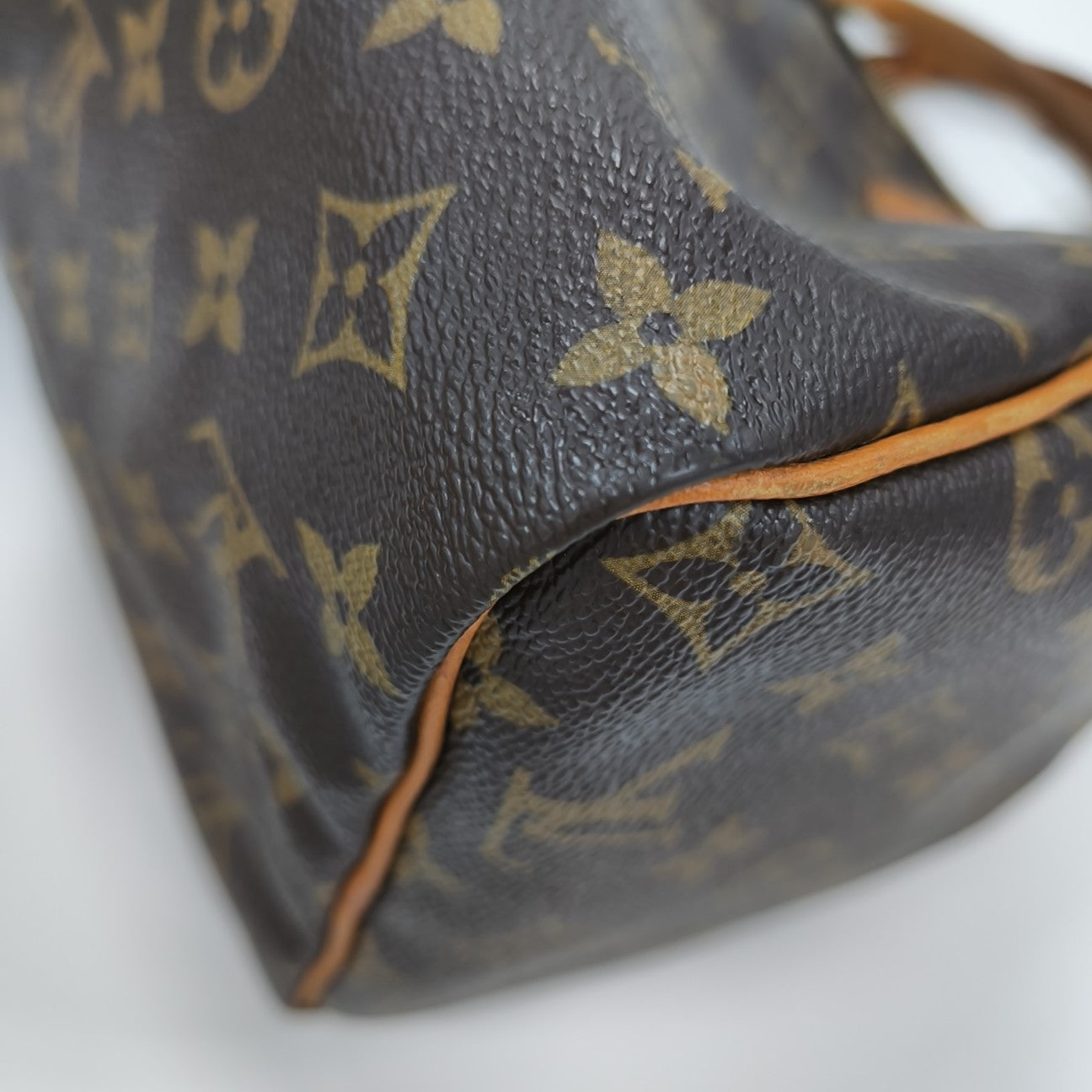 SPEEDY 30 Monogram Coated Canvas Brown