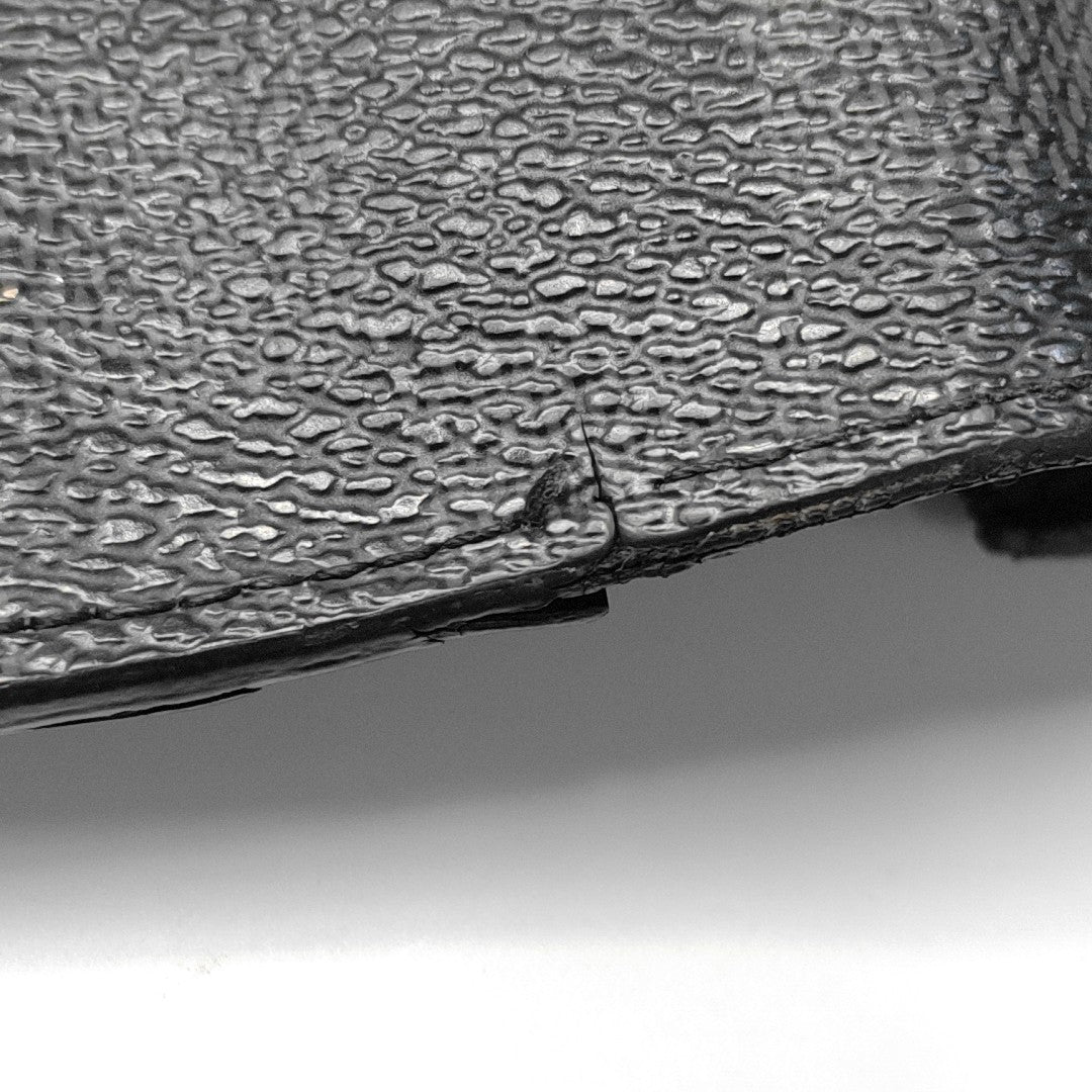 BRAZZA Damier Graphite Coated Canvas Gray Wallet