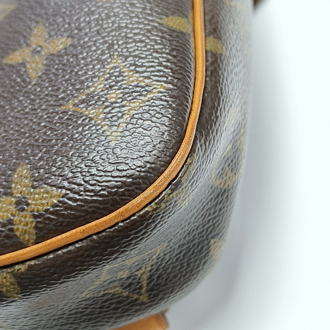 GANGE Monogram Coated Canvas Brown