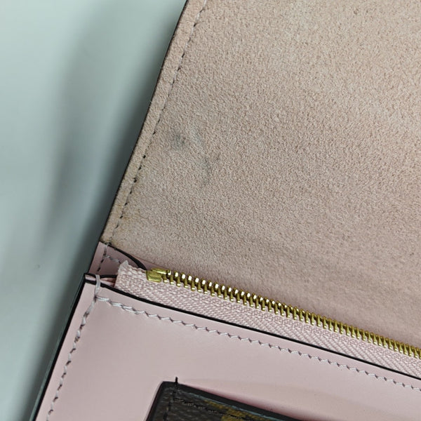 FLORE Monogram Coated Canvas Brown