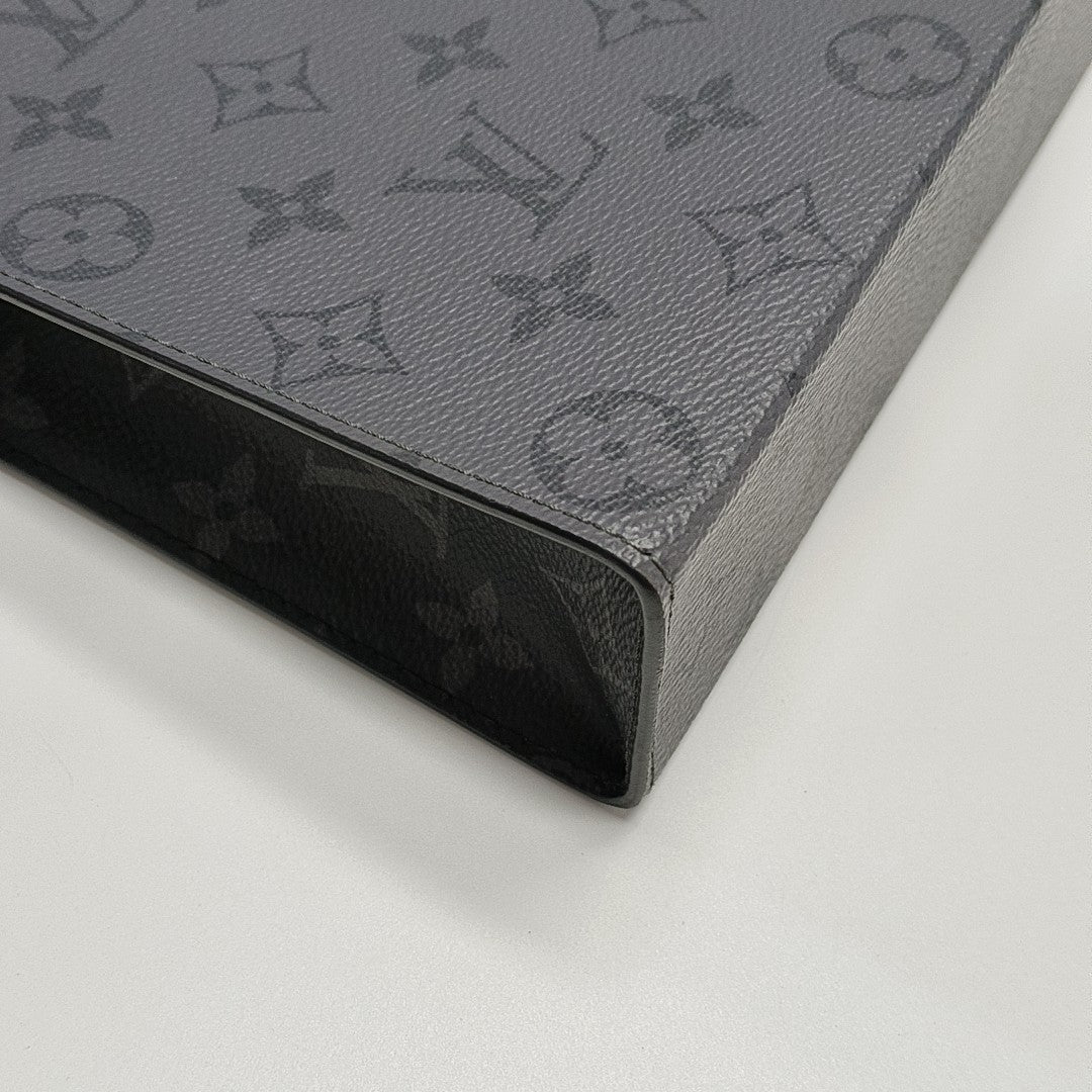 Pochette Voyag MM Monogram Coated Canvas Gray