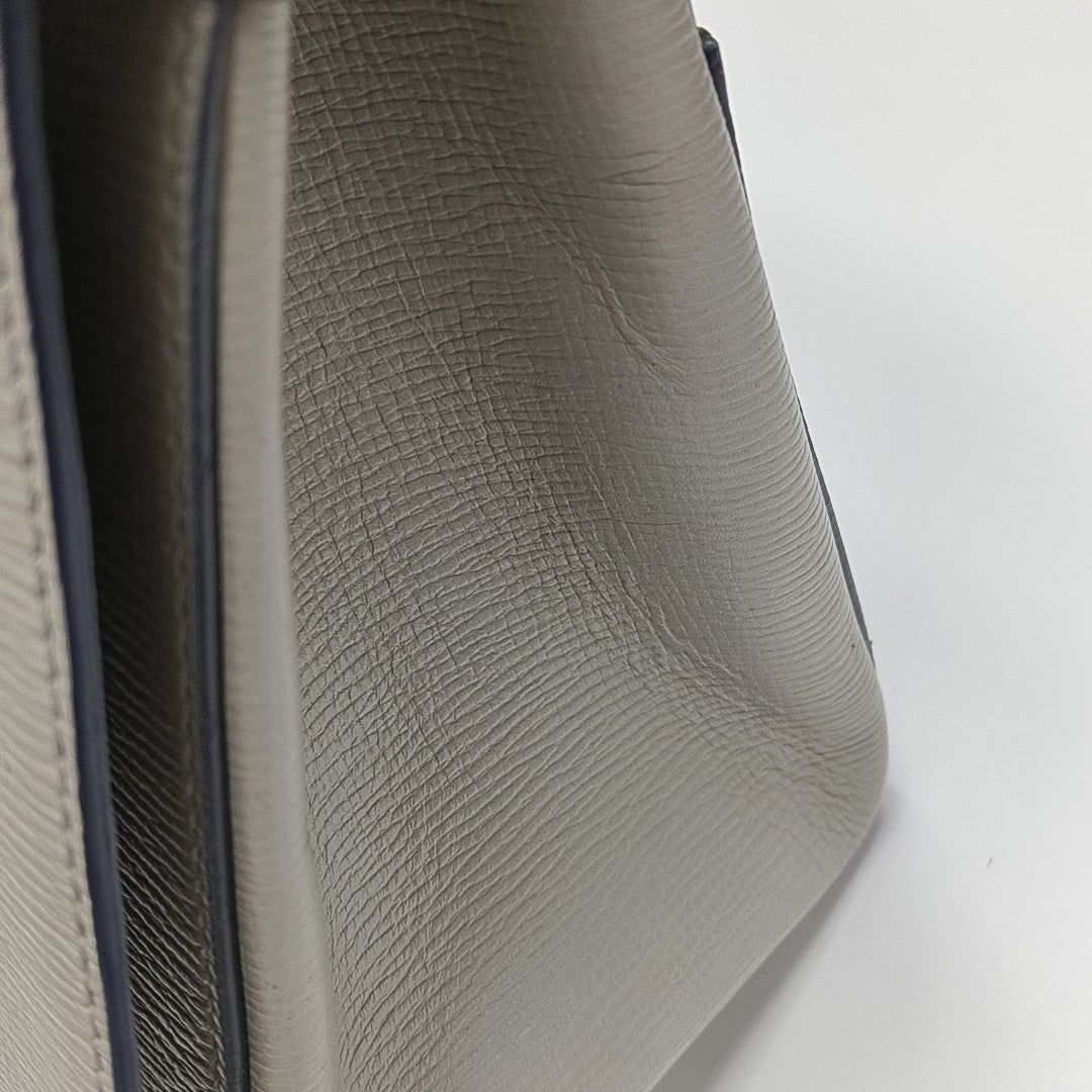 Calfskin Shoulder Bag Gray