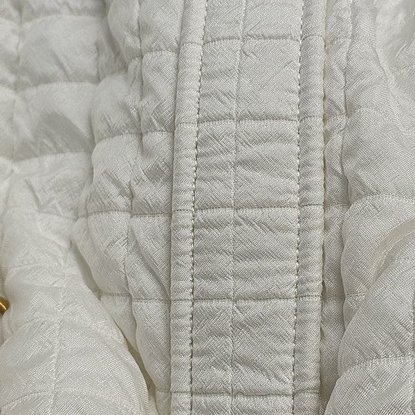Quilted Fabric White