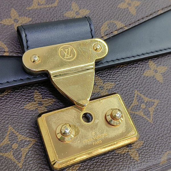 MARCEAU Monogram Coated Canvas Brown