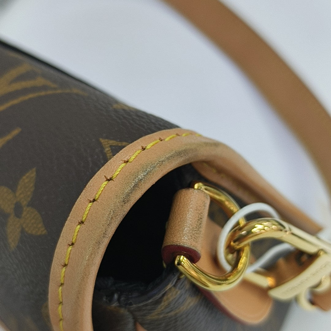 DIANE Monogram Coated Canvas Brown