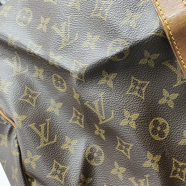 SAC SOUPLE 55 Monogram Coated Canvas Brown