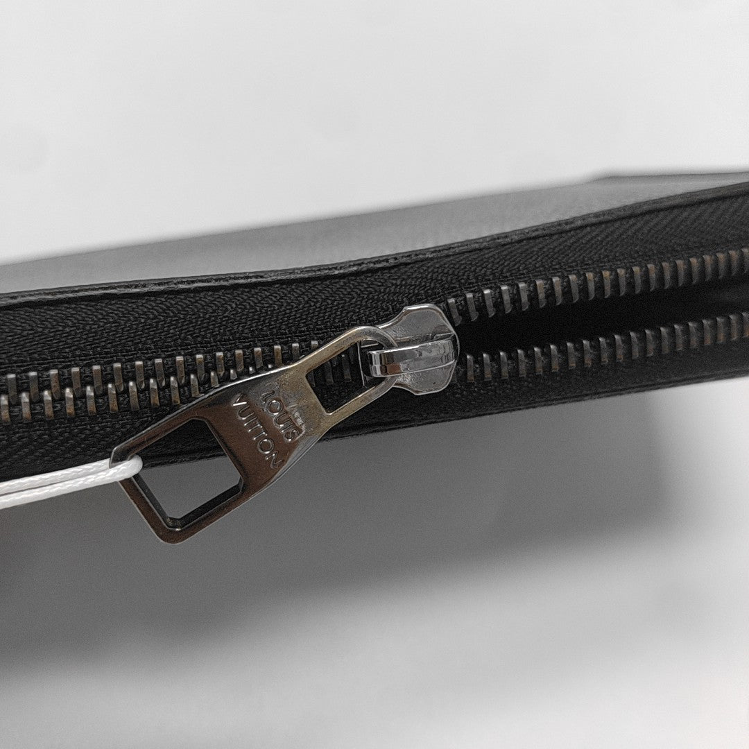 CLÉMENCE Monogram Coated Canvas Gray Wallet